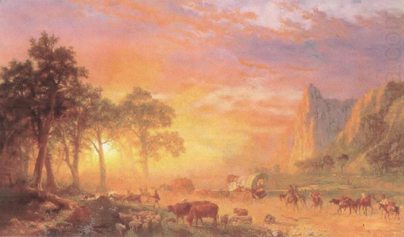 Albert Bierstadt The Oregon Trail china oil painting image